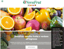 Tablet Screenshot of novafrut.it